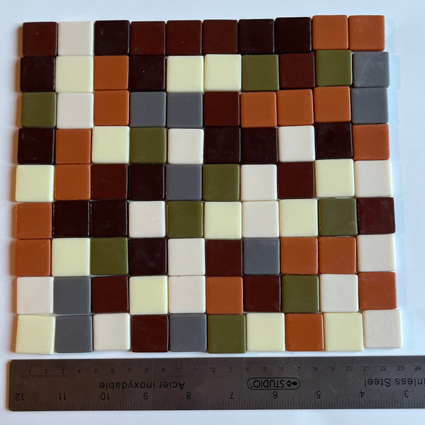 23x23mm Squares Mix Colours