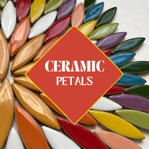 Ceramic Petals for mosaic
