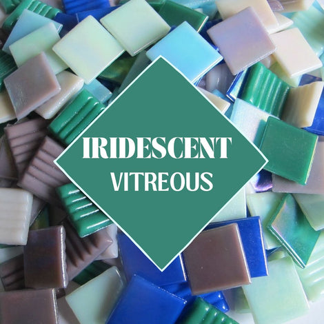 20mm Iridescent Vitreous Tiles