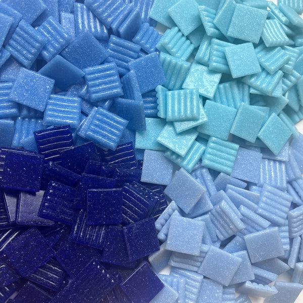 Vitreous Tiles 2x2cm Kit BLUE