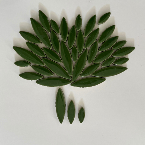 Pétalos de Cerámica - Verde - 100 grs