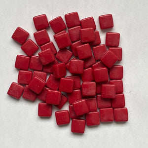 12x12 mm Squares Red