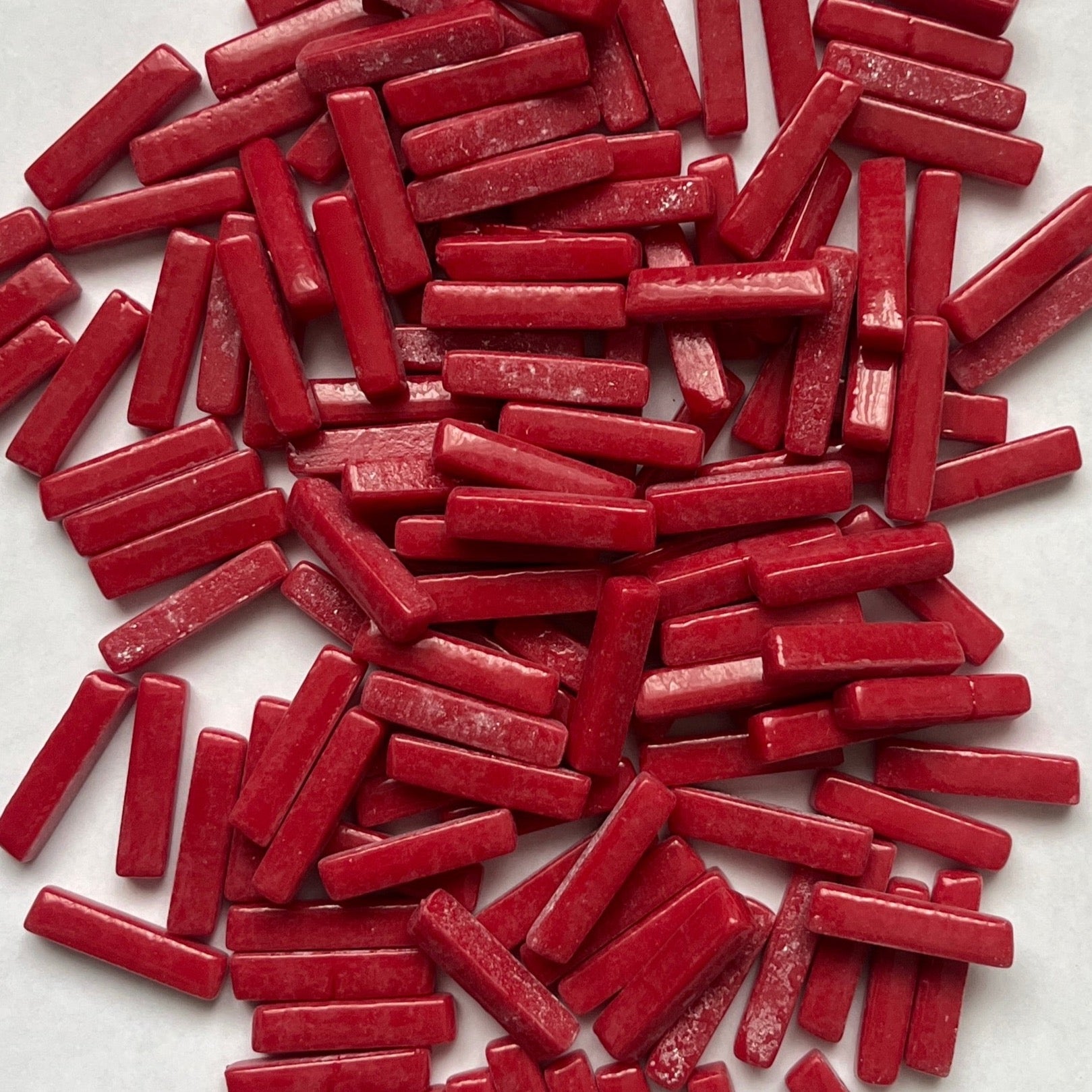 Rectangles 25x5mm - Red