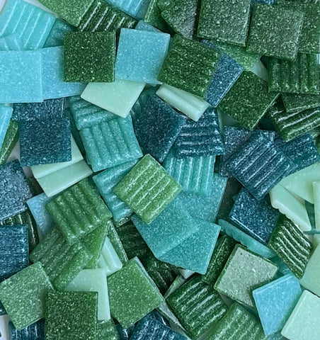 Vitreous 20mm - Green Wave Mix - 1lb