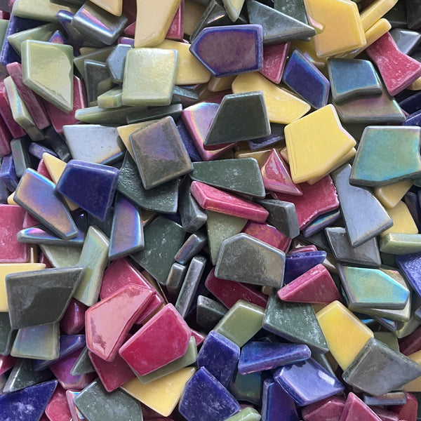 Iridescent Irregular Mosaic Tiles - Mix