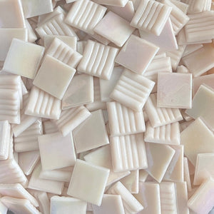 Iridescent 20mm - Vitreous Tiles IVORY