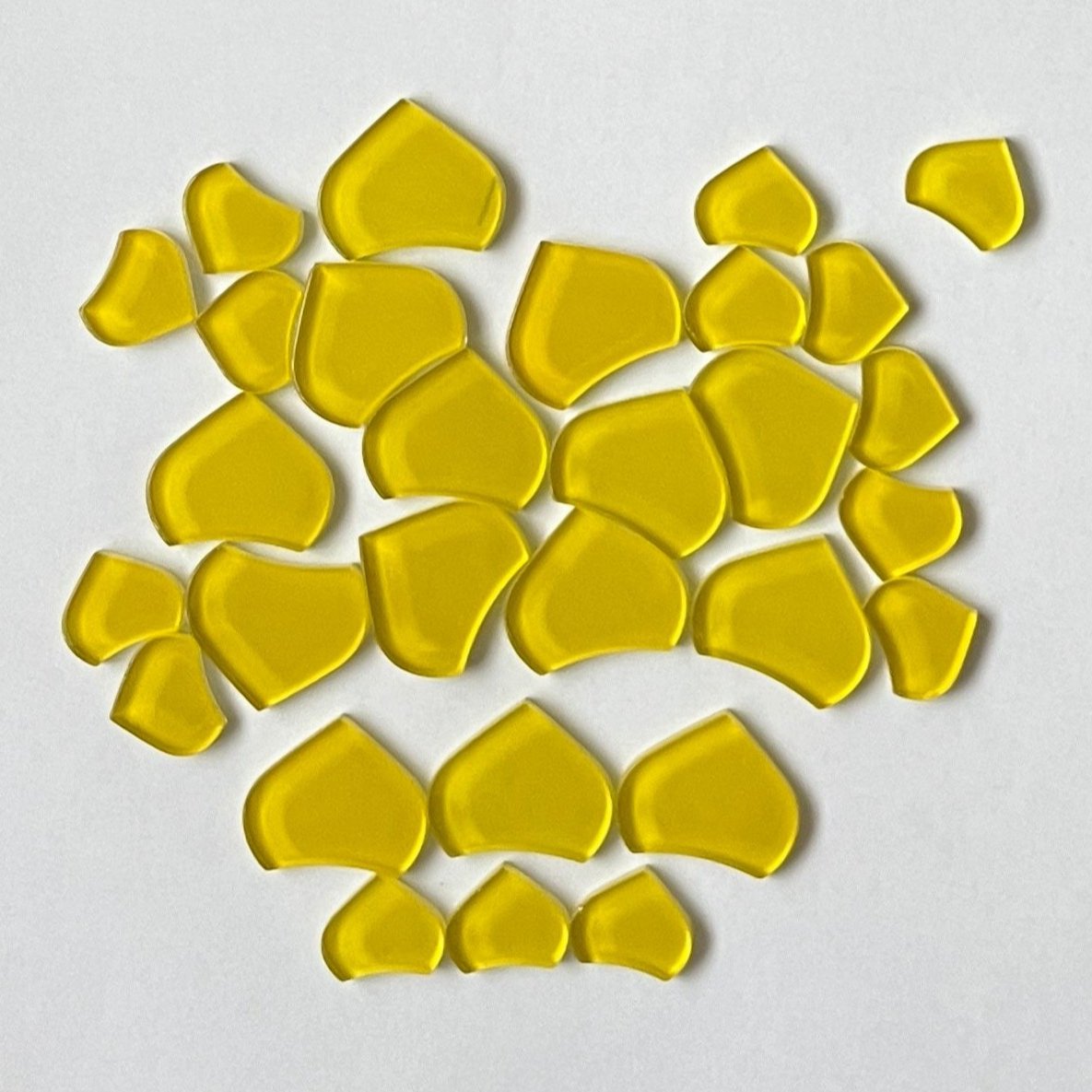 Crystal Mandala Shape 4 oz Yellow