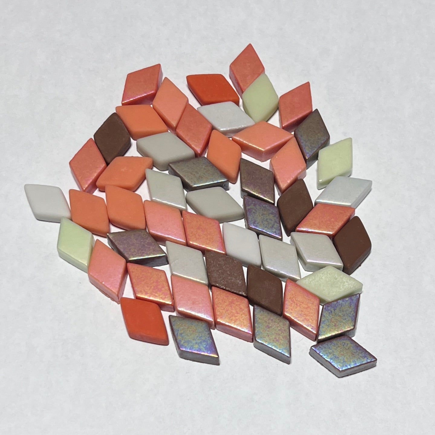 Azulejos de diamante marrón de 3,5 oz
