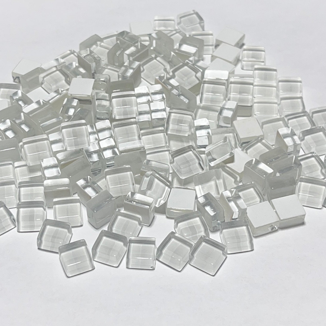 Azulejos de vidrio de cristal de 10 mm - MINI MIX - 1/2 lb