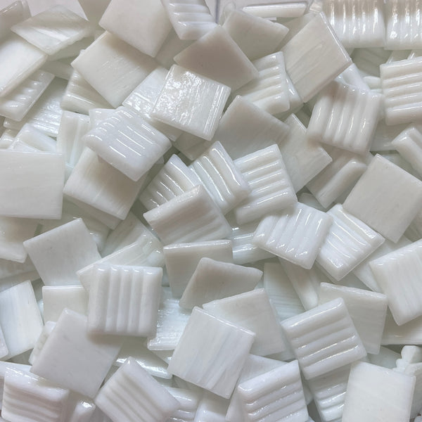 Luxury 20mm - Vitreous Tiles WHITE PEARL