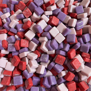 12x12 mm Squares BERRY MIX