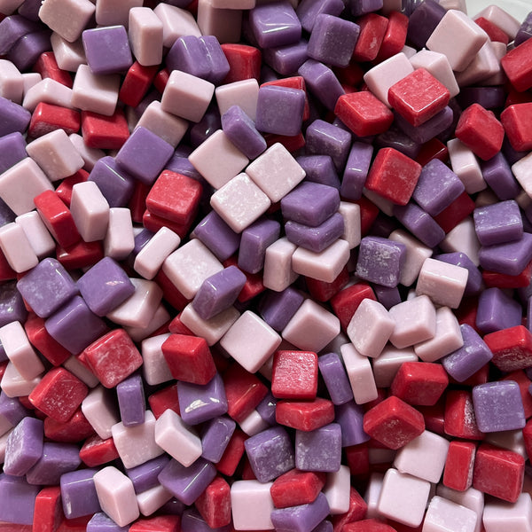 12x12 mm Squares BERRY MIX
