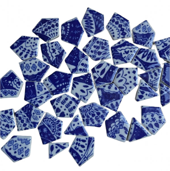 Cerámica irregular - Mezcla de flores 1/2 lb