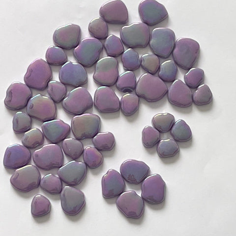 Pétalos de cerámica iridiscente - AZUL 4oz