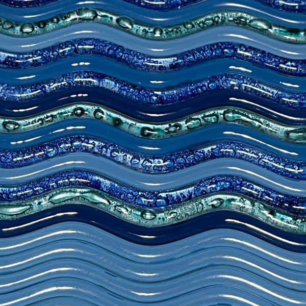 Ondas de vidrio - 1 pieza