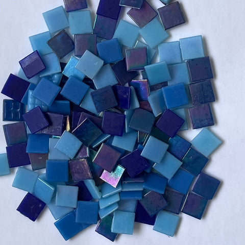 Vitreous 15x15mm Blue Lagoon (sheet)