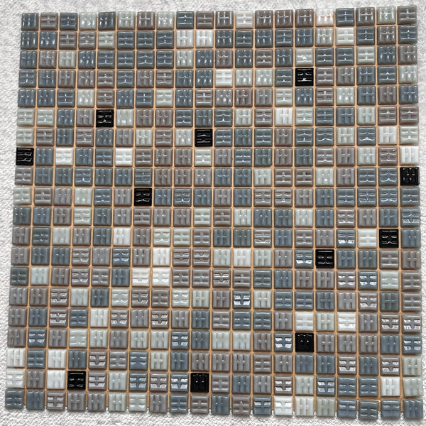 Azulejos vítreos dorados veteados de 20 mm PINO DORADO