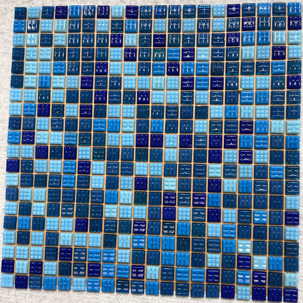 Azulejos vítreos dorados veteados de 20 mm PINO DORADO