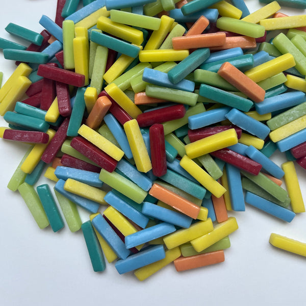 Rectangles 25x5mm - Mix 1 lb