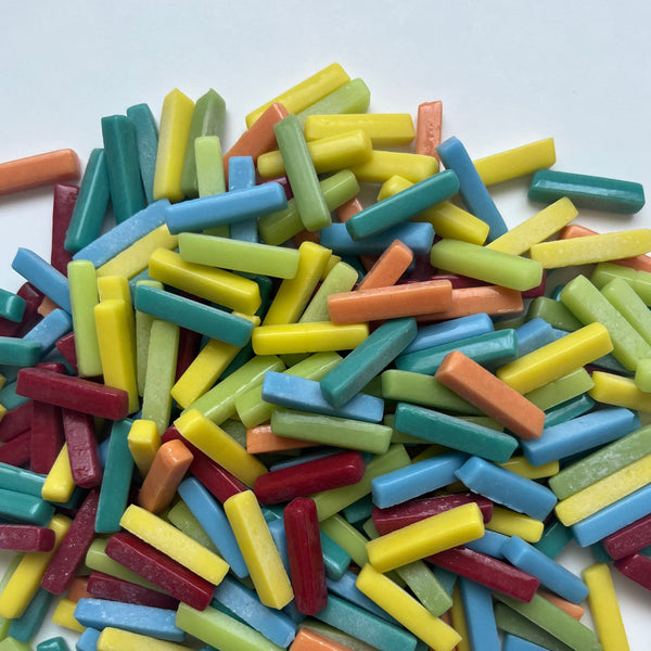 Rectangles 25x5mm - Mix 1 lb