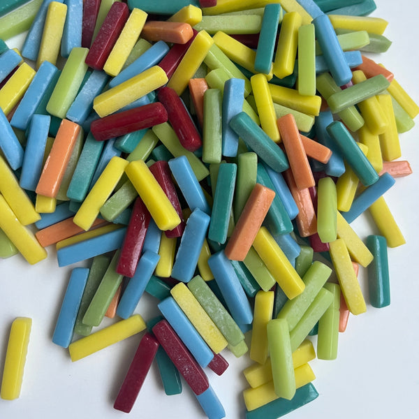 Rectangles 25x5mm - Mix 1 lb