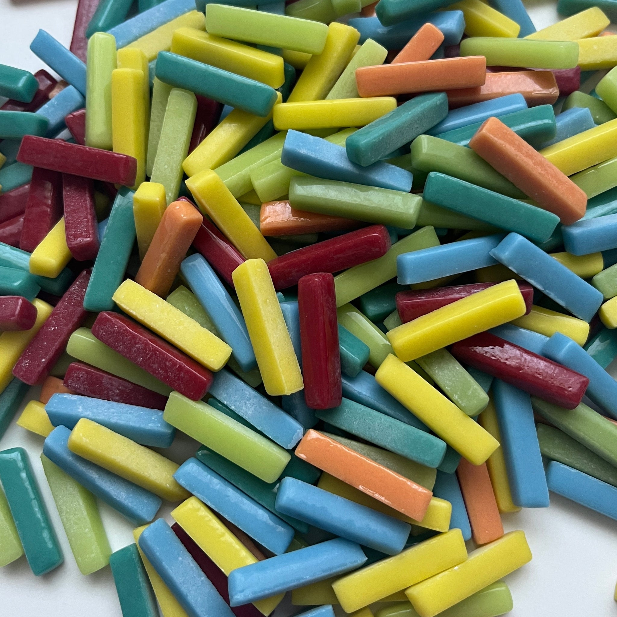 Rectangles 25x5mm - Mix 1 lb