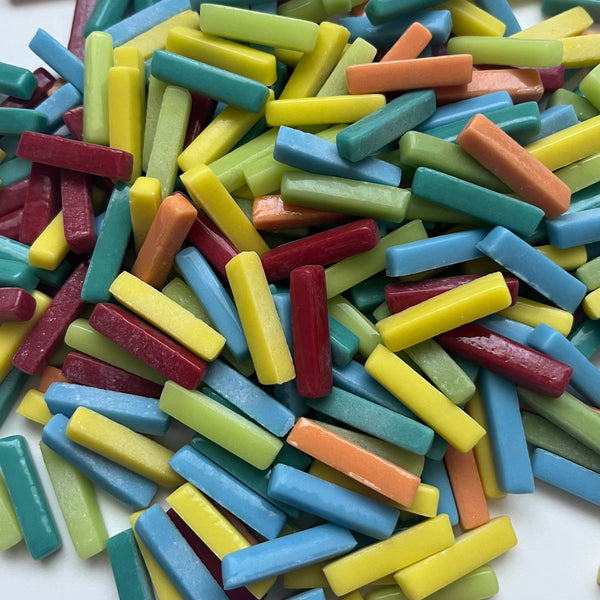 Rectangles 25x5mm - Mix 1 lb