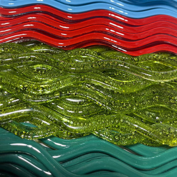 Ondas de vidrio - 1 pieza