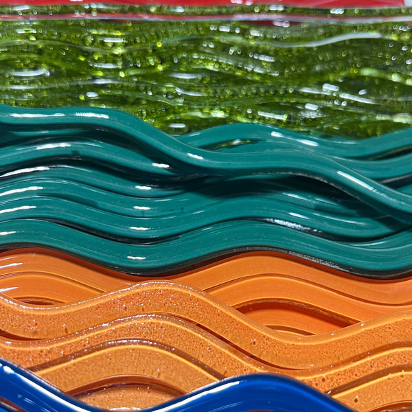 Ondas de vidrio - 1 pieza