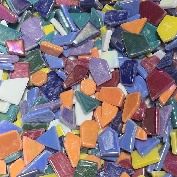Irregular Iridescent Mosaic Tiles - Mix II