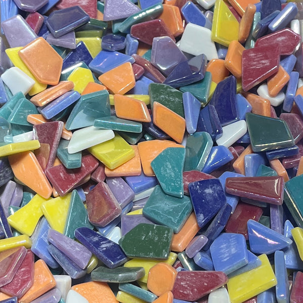 Irregular Iridescent Mosaic Tiles - Mix II