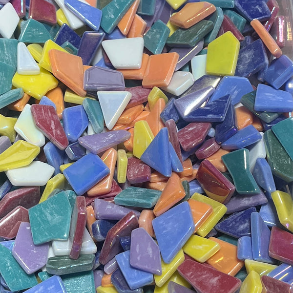Irregular Iridescent Mosaic Tiles - Mix II