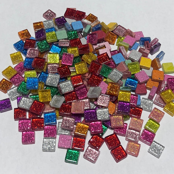 Purpurina de 10 mm, mezcla, 1/2 libra