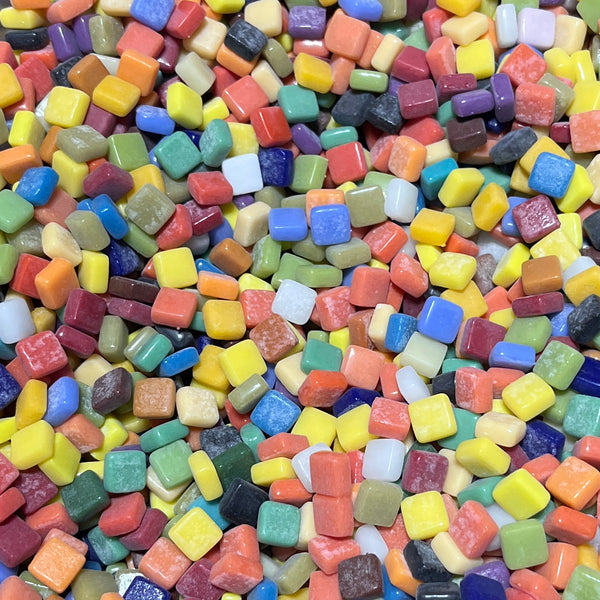 Cuadrados Multicolor 8x8 mm