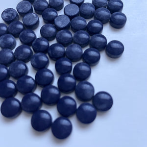 12mm Round Glass Mosaic - Dark Blue