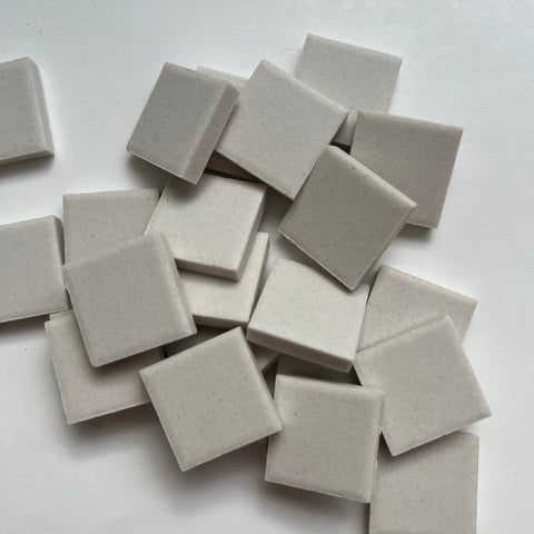 Azulejos de cerámica - Blanco 23 mm - 1/2 lb