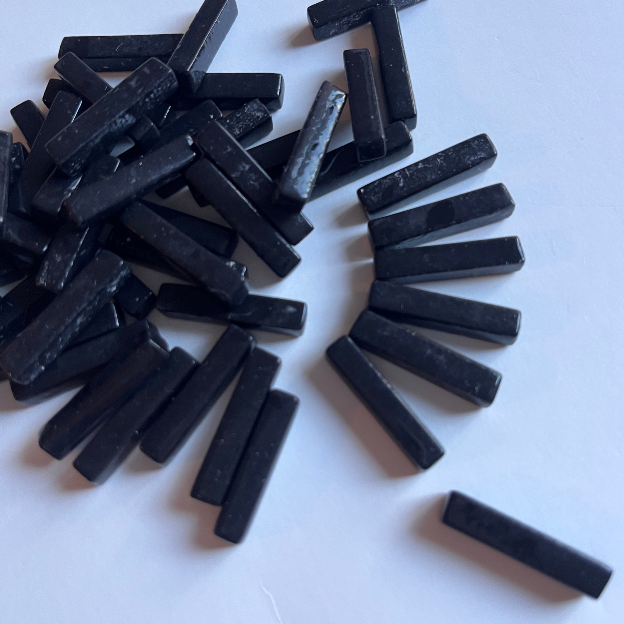 Rectangles 25x5mm - Black