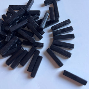 Rectangles 25x5mm - Black