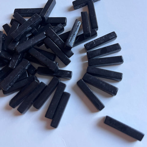 Rectangles 25x5mm - Black