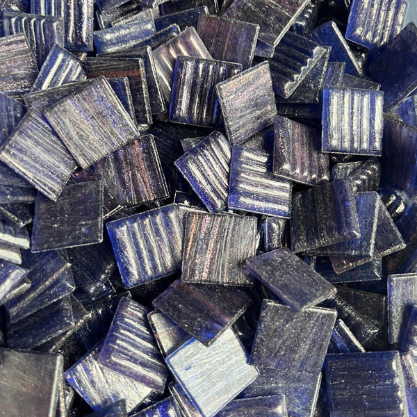 Gold Streaky 20mm - Vitreous Tiles ROYAL PURPLE