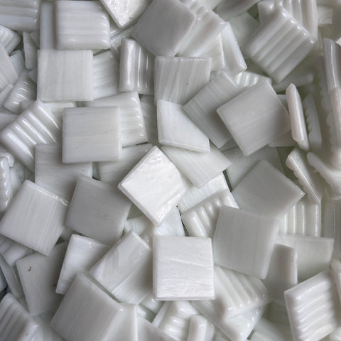 Luxury 20mm - Vitreous Tiles WHITE PEARL
