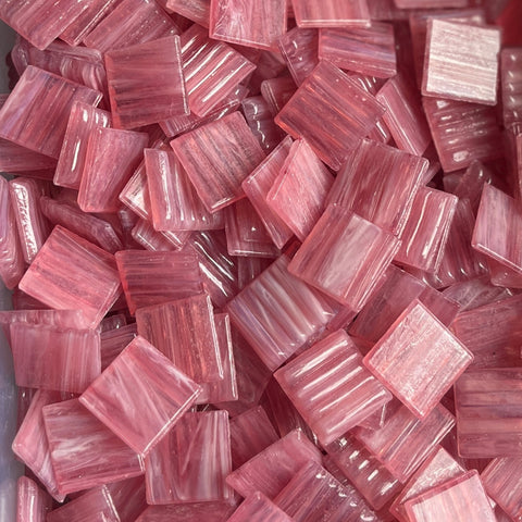 Azulejos vítreos de lujo de 20 mm ROSA