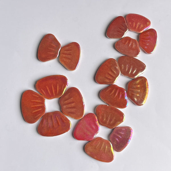 Iridescent Ceramic Petals - RED 4oz