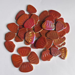 Iridescent Ceramic Petals - RED 4oz