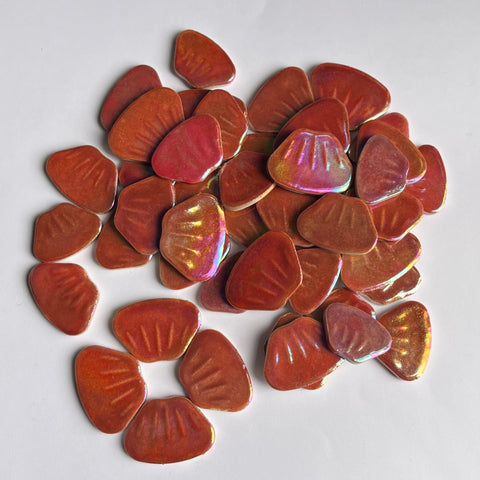 Iridescent Ceramic Petals - RED 4oz