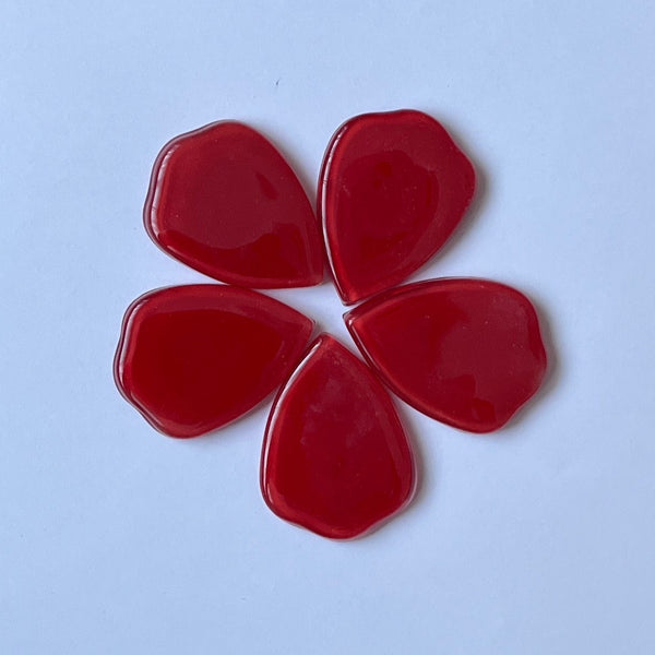 Tulip Glass Petals - Set of 5 petals