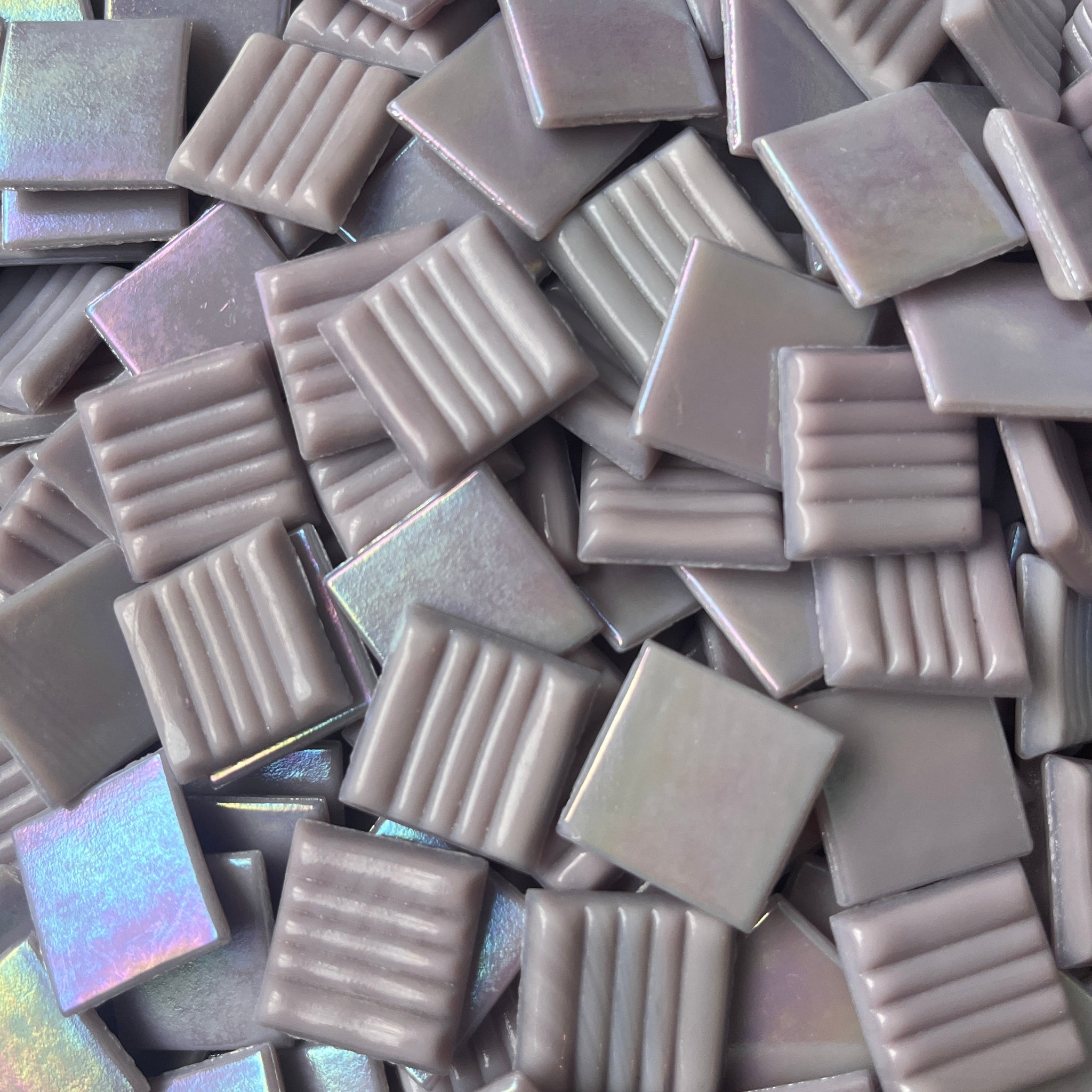 Iridescent 20mm - Vitreous Tiles THISTLE
