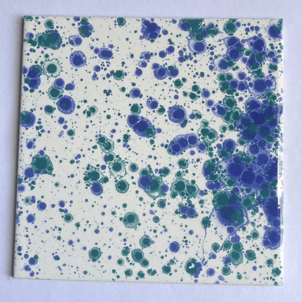 Painted Glazed Ceramic Tiles 15x15 cms