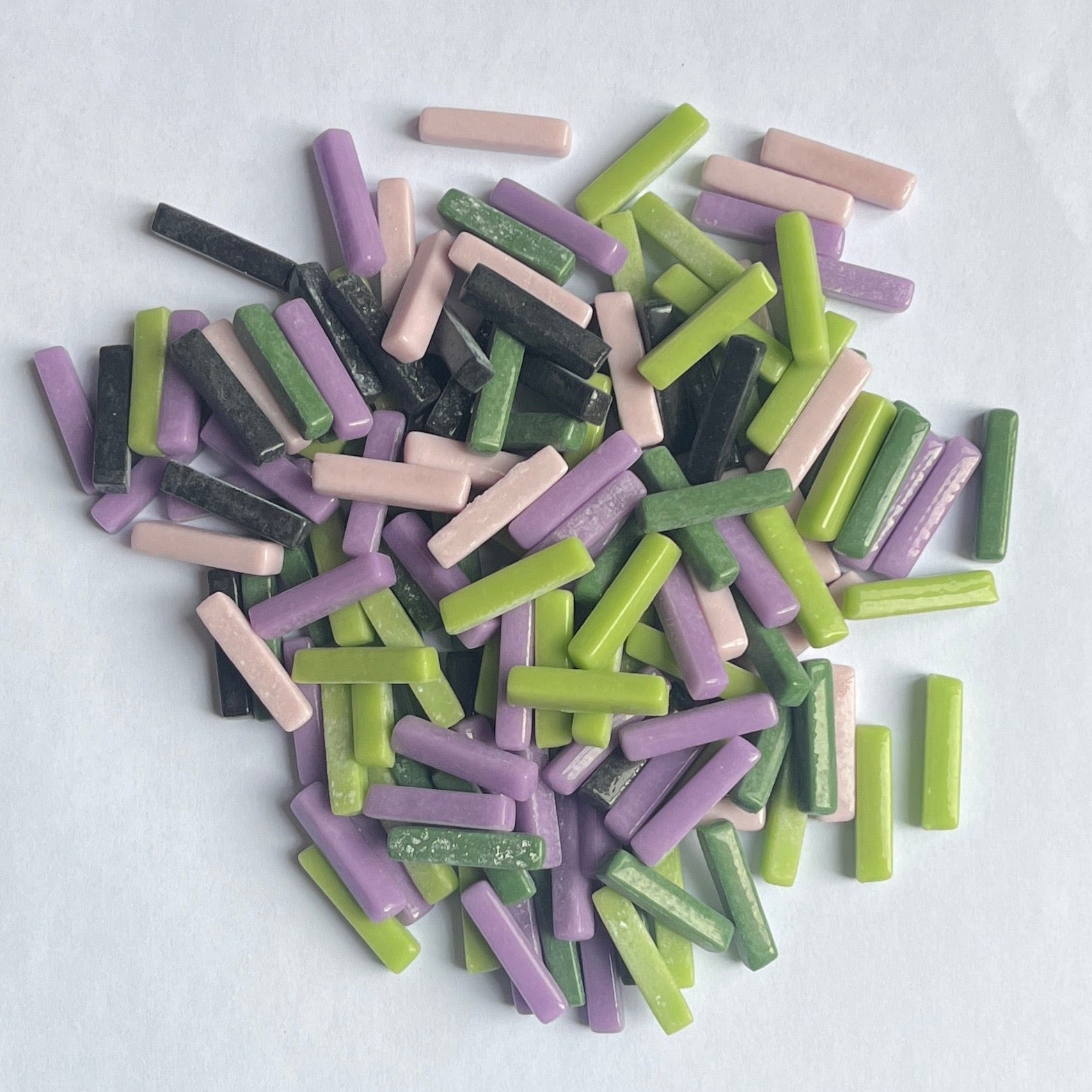 Rectangles 25x5mm - NEW Mix 1 lb