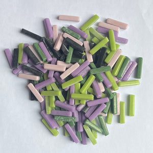 Rectangles 25x5mm - NEW Mix 1 lb
